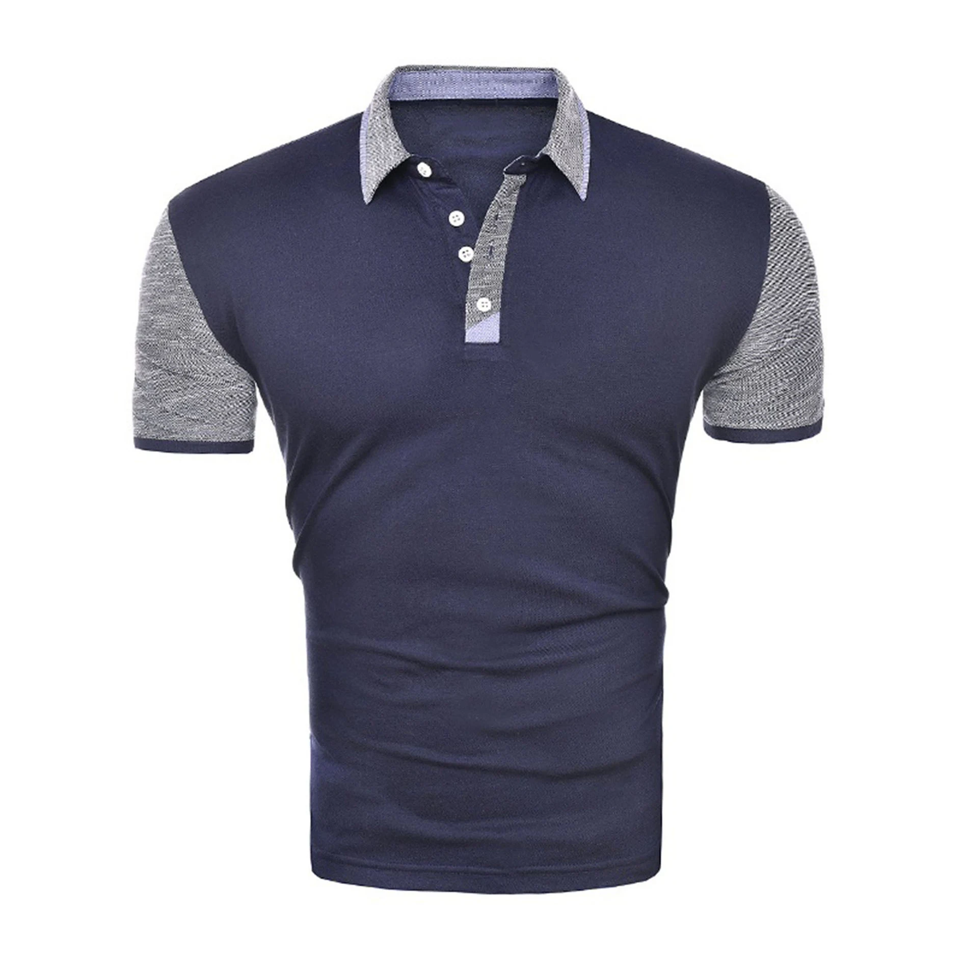 Camisa Polo Masculina de Moda Manga Curta Comércio Exterior Conforto e Estilo para o Verão Tecido Leve e Fresco Ideal para o Dia a Dia — foto 5