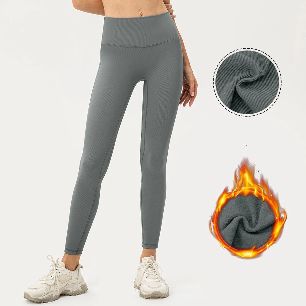 Title 9, Leggings de cintura alta com listras para mulhe...