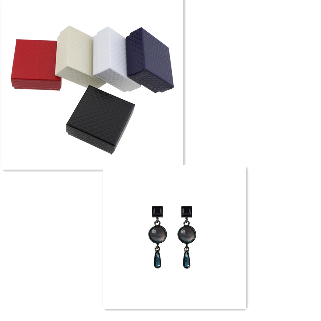 Title 4, Brincos de cristal com design de luxo leve, rea...