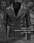 Trendy Men's Leather Jacket with Fleece-Lined PU. Stay warm and stylish this winter with this comfortable and fashionabl — photo 21