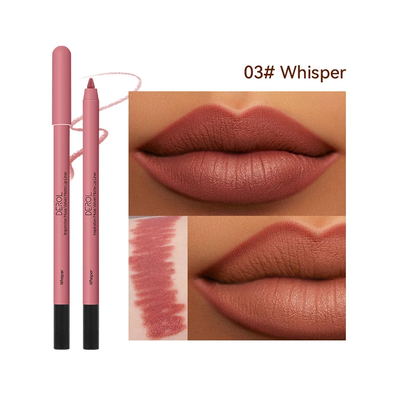 Rouge à Lèvres Mat avec Crayon Contour, High Shade Velvet Mist — photo 1