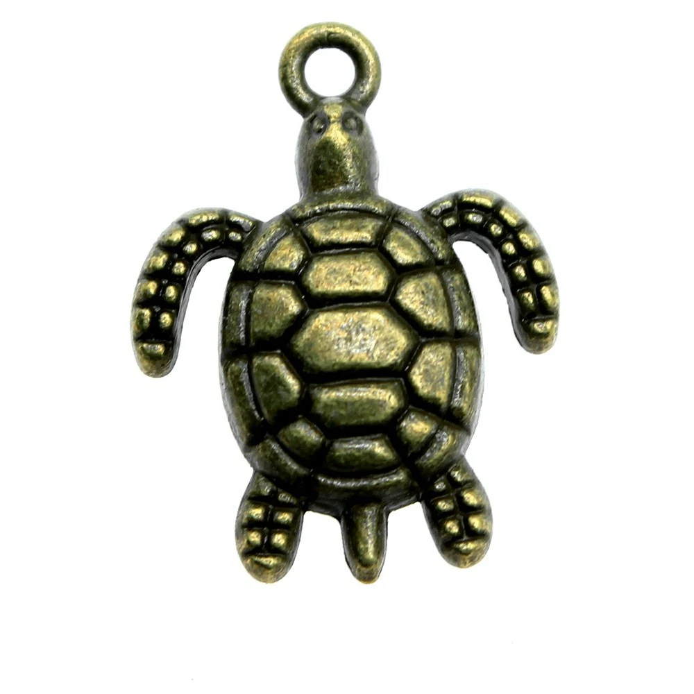 Acessórios de joias DIY feitos à mão multicoloridos, pingente de tartaruga de animais marinhos, crie peças exclusivas e personalize seu estilo. — foto 1