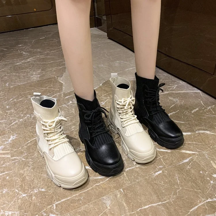 Title 6, Knit sock boots