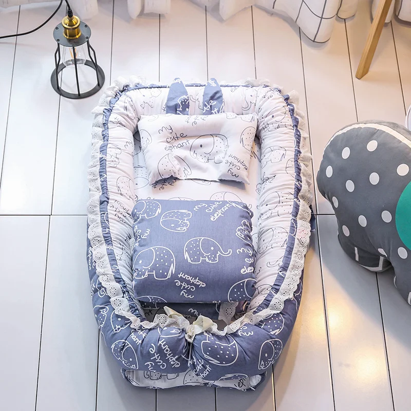 Berço portátil, removível e lavável para bebês com edredom, ideal para viagens, fácil de limpar, conforto e segurança garantidos. — foto 9