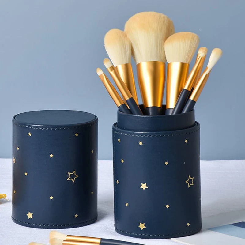 Title 1, 12 Pcs Soft Hair Makeup Brush Set Eyeshadow Blu...