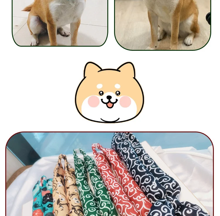 Title 3, Dog Bandanas Akita Shiba Scarf Soft Collar Wash...