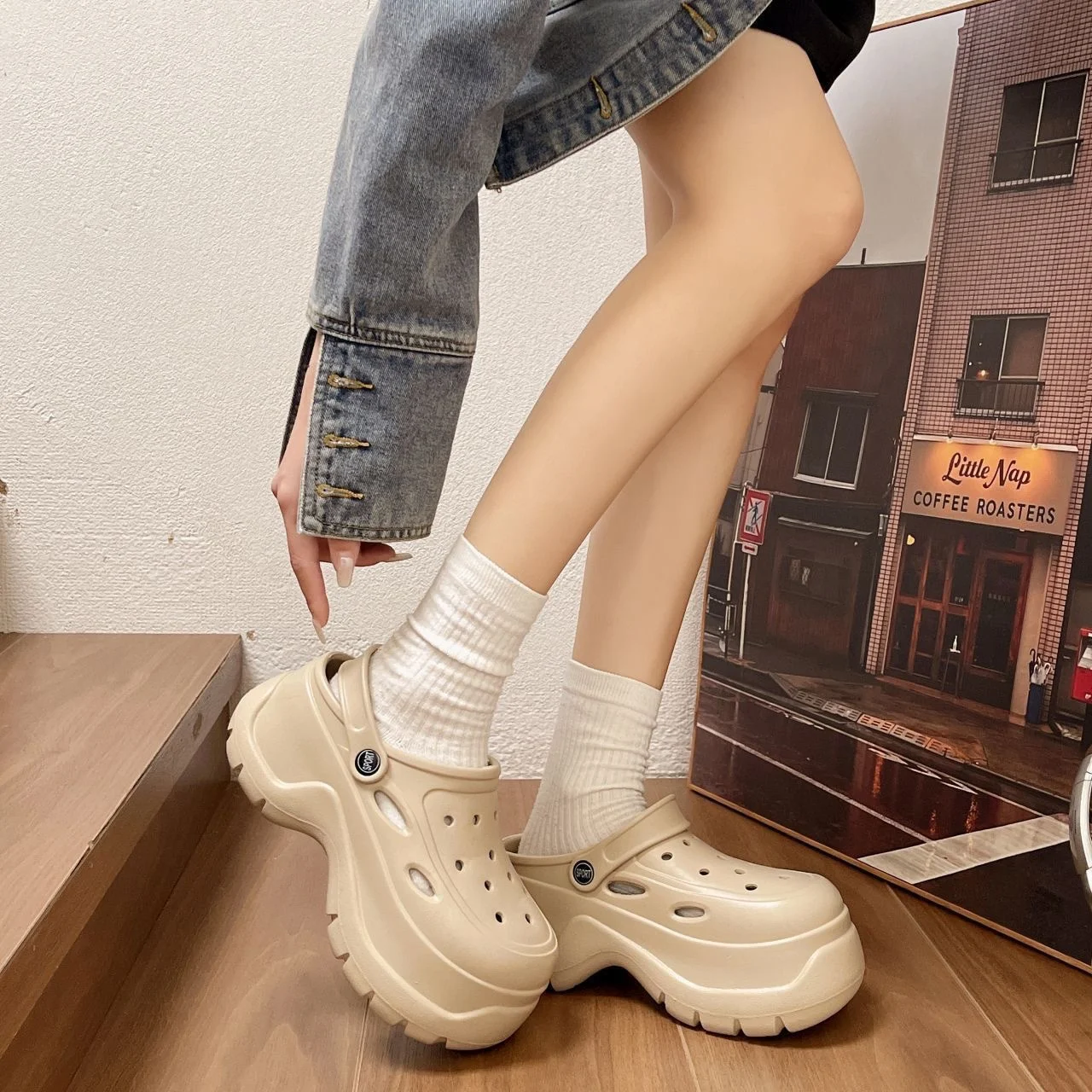 Title 12, Coros Outdoor Platform Sandals, Height Increasi...
