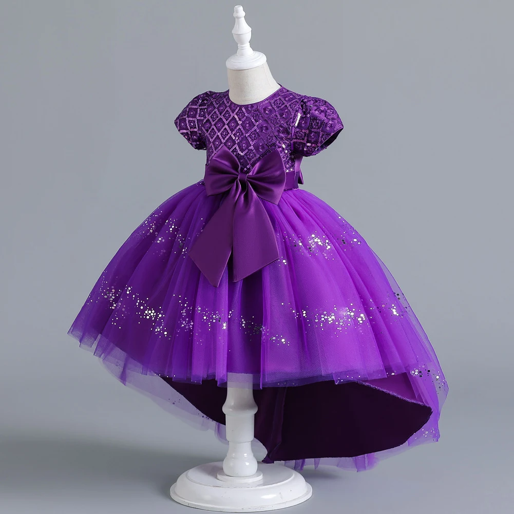Title 7, Vestido de princesa infantil com lantejoulas e ...