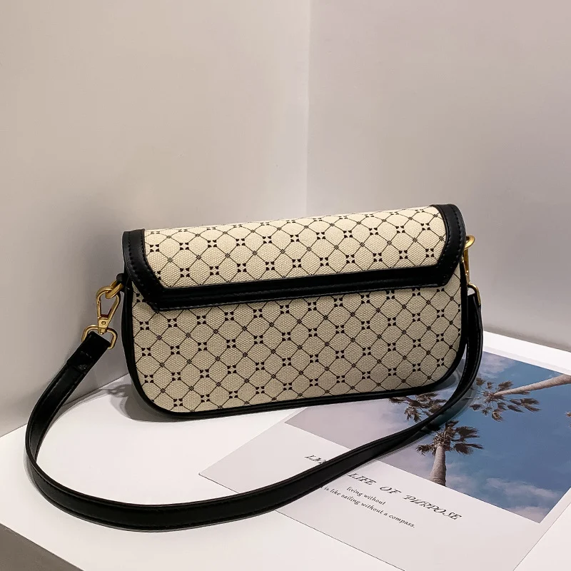 Title 5, Bolsa de ombro feminina com estampa, perfeita p...