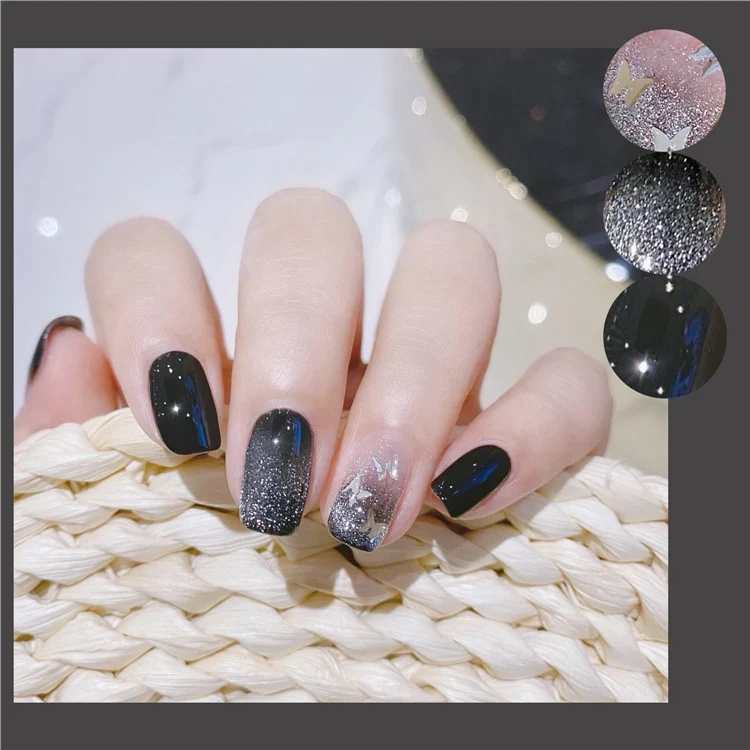 Title 1, 3D Nail Art Patches Nail Polish Sticker Finishe...