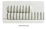 Pure cotton simple striped towel, two-color bathroom absorbent, offers superior absorbency and softness for everyday use — photo 15