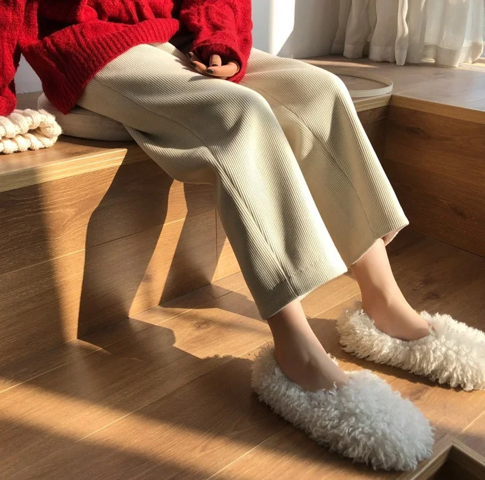 High Waist Corduroy Pants for Women, Turnip Harlan model. Comfortable and stylish, perfect for a modern and versatile lo — photo 4