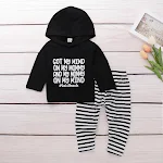 Conjunto de bebé, suéter de manga larga y pantalones, perfecto para mantener a tu pequeño abrigado y cómodo durante todo el día. — foto 3