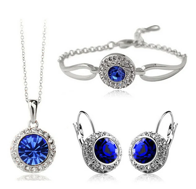 Title 7, Conjunto de joias feminino deslumbrante, perfei...