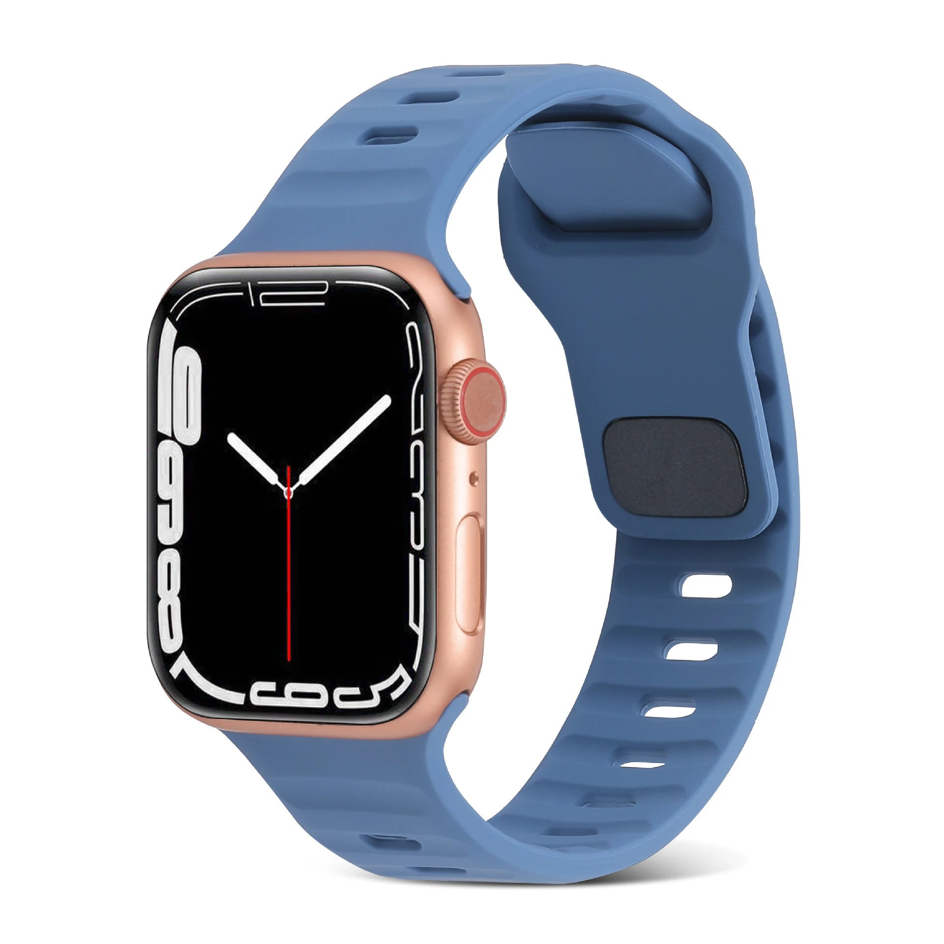 Suitable For Watch Ultra Watch Band Iwatch9 Solid Color Snap Button — photo 13