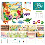 Dinosaur Theme Busy Book Children's Toy Early Education Promotes interactive learning, fine motor skills development and — photo 10