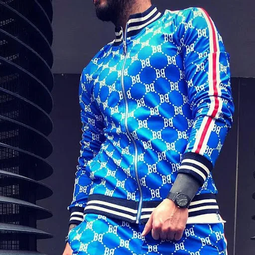 Title 2, Print sports sweater thin for fitness Breathabl...
