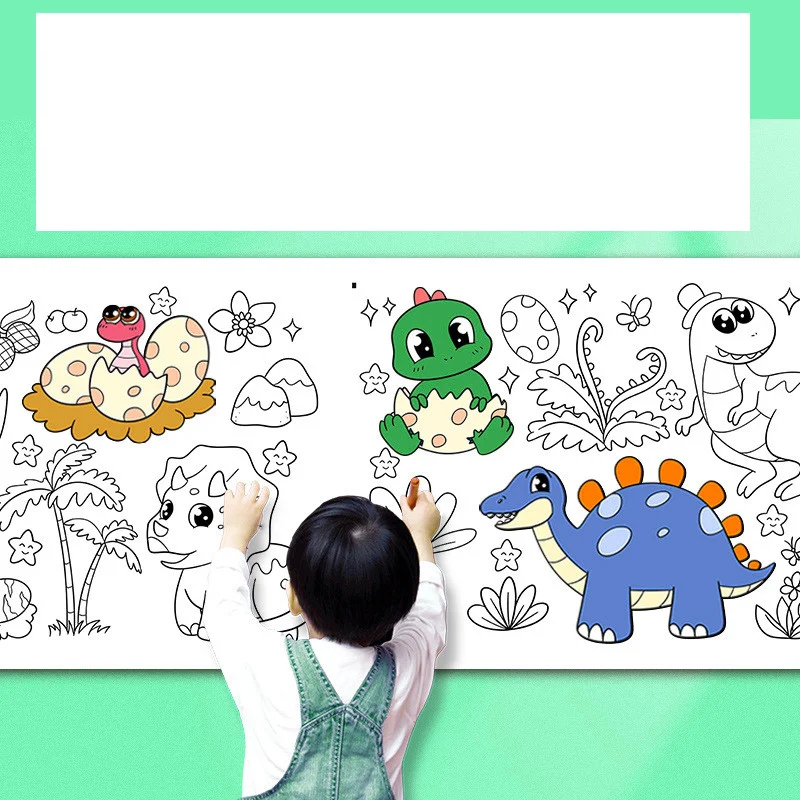 Papel de Parede Infantil Graffiti para Colar na Parede Desenhos Criativos e Divertidos Ideal para Pintar e Decorar Quartos Fáceis de Aplicar — foto 3