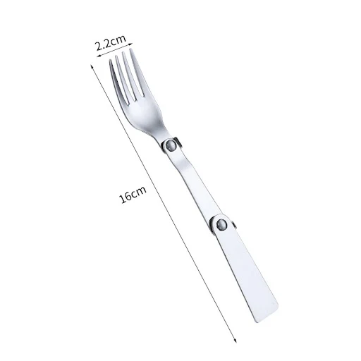 Title 9, Outdoor Portable Stainless Steel Folding Spoon....