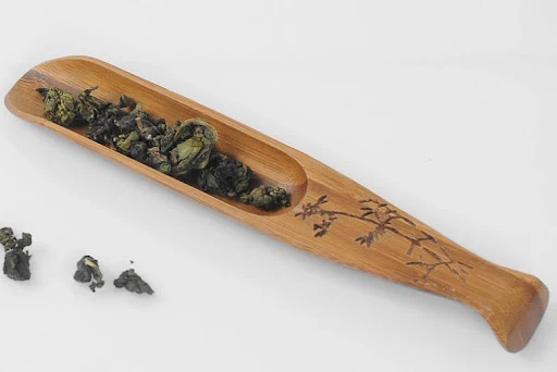 Title 3, New Fish-Shaped Bamboo Tea Spoon Tea Shovel Set...