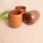 Retro Wooden Wine Glass Pot-bellied Cup Sanguo Cup Tableware Enjoy your favorite wines and drinks with this uniquely des — photo 4