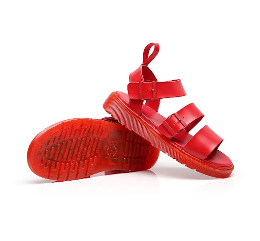 Title 5, Platform Buckle Toe Roman Sandals, Stylish Summ...