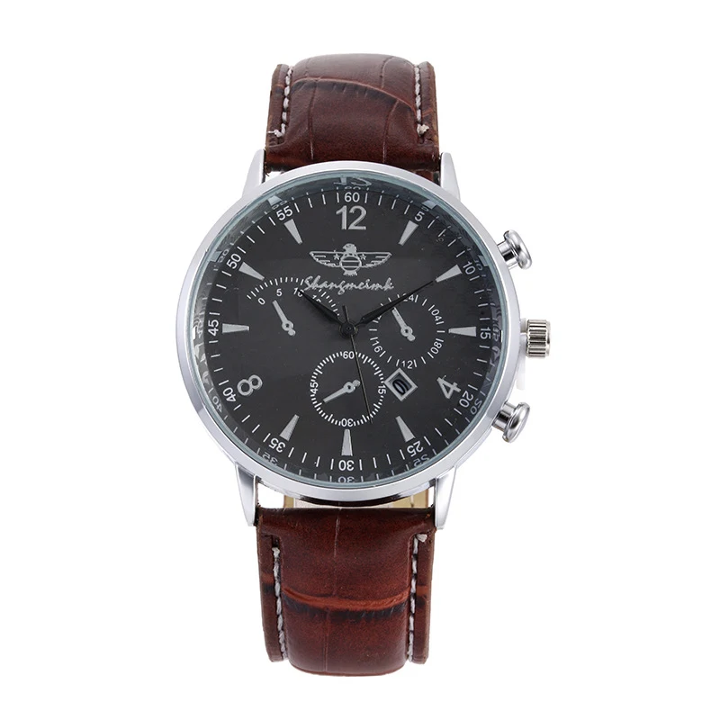 Relógio masculino casual com calendário, movimento de quartzo e pulseira de cinto. Simples, elegante e perfeito para uso diário e lazer. — foto 7