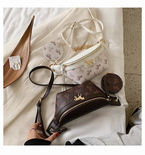 Title 12, Chain Crossbody Korean Style Wild Chest Shoulde...