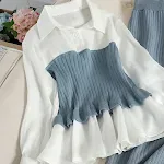 Blue Unlined Top
