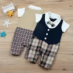 Zomer baby romper voor kinderen Lichtgewicht en ademend ideaal voor warme dagen Perfect voor strand zwembad of speeltuin Comfortabel — foto 3