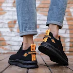 Men's Breathable Work Safety Shoes Steel Toe, Anti-Puncture Sneakers Air Cushion Indestructible Comfortable Work Shoes. — photo 5