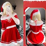 Damesmode Eenvoudig Kerst Tube Top Uniform Pak, stijlvol en charmant, ideaal voor feestelijke gelegenheden. — foto 5