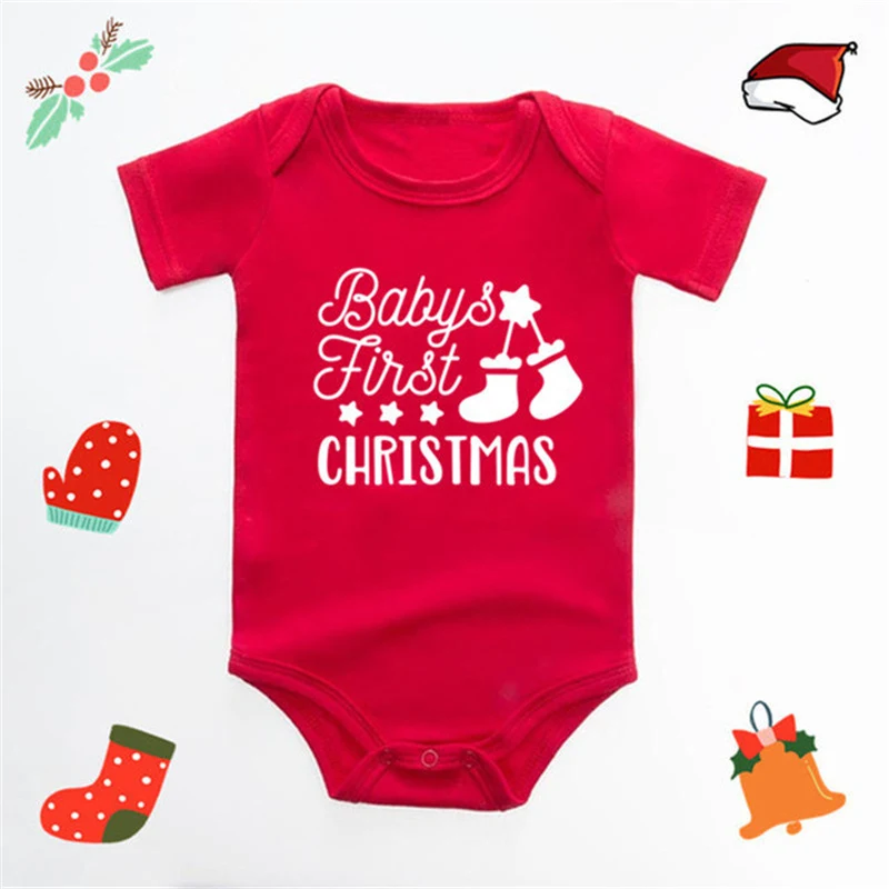 Title 2, Body de Natal com Estampa de Cervos e Letras em...