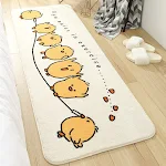 Tapete de Chão de Pelúcia com Almofada para Quarto e Sala, Ideal para Colocar Sob a Cama, Conforto e Decoração — foto 1