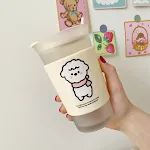Yellow send cup lid spoon