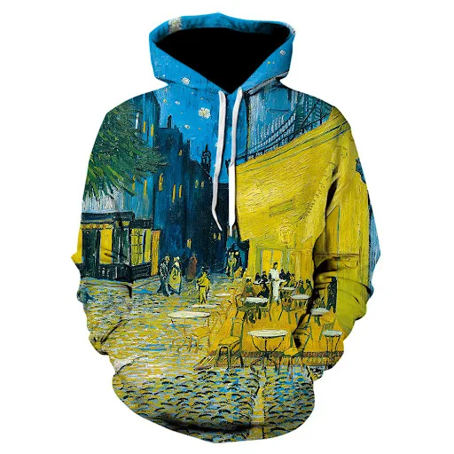 Title 3, TINI - kleurrijke art hoodie
