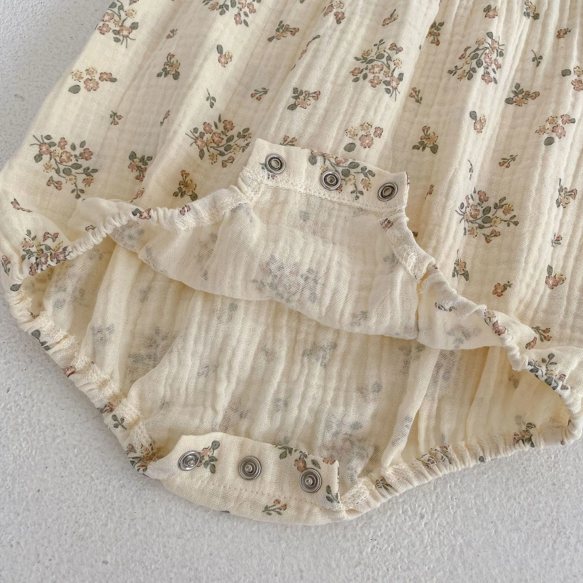Title 6, Baby Childrens Lace Double Wrinkled Jumpsuit. ...