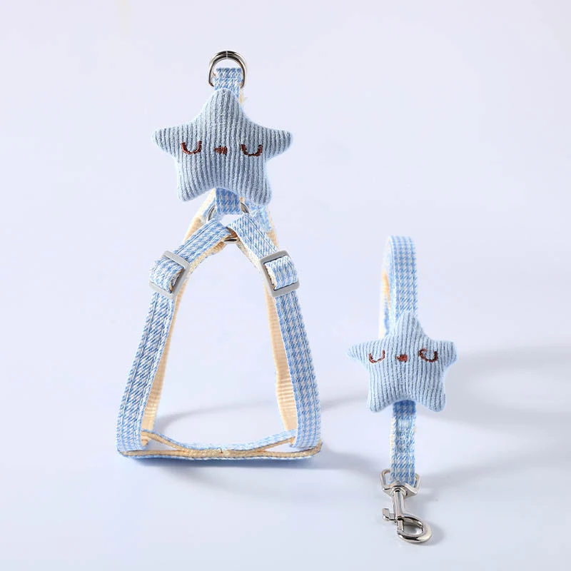 Title 1, Cute and simple starfish dog pet harness leash,...