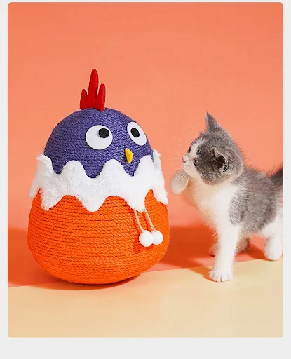 Title 4, Red Mushroom Cat Climbing Frame. Provides a fun...