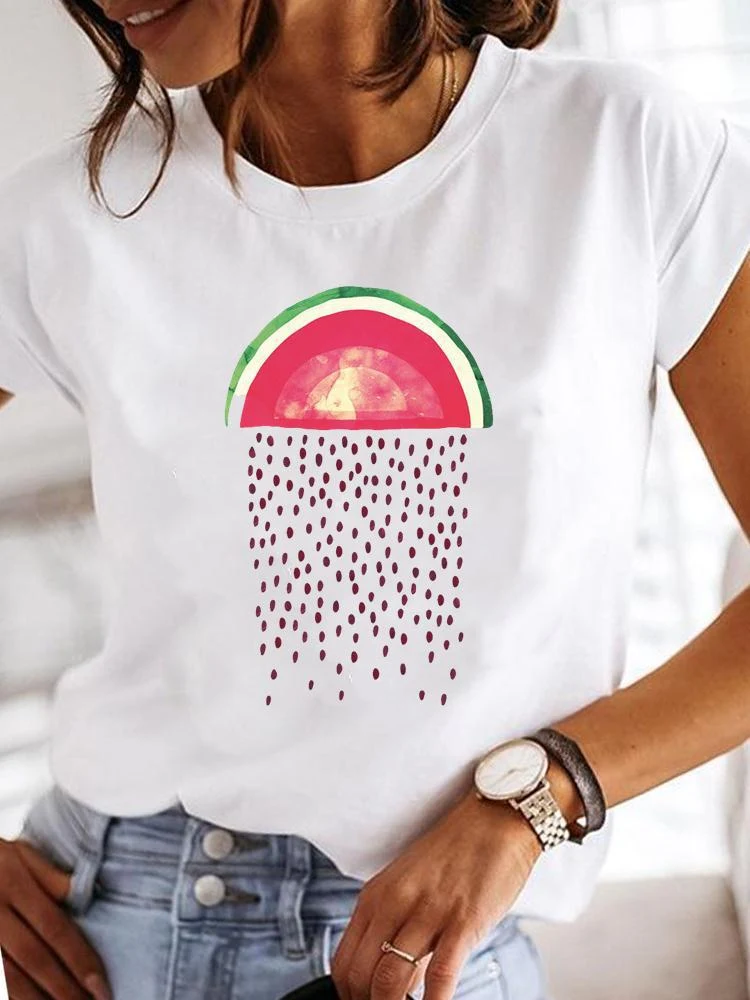 T-shirt AliExpress Amazon Independent Station da donna a manica corta — foto 11