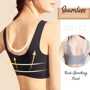 Title 5, Ice silk gathered bra, womens lace vest underw...