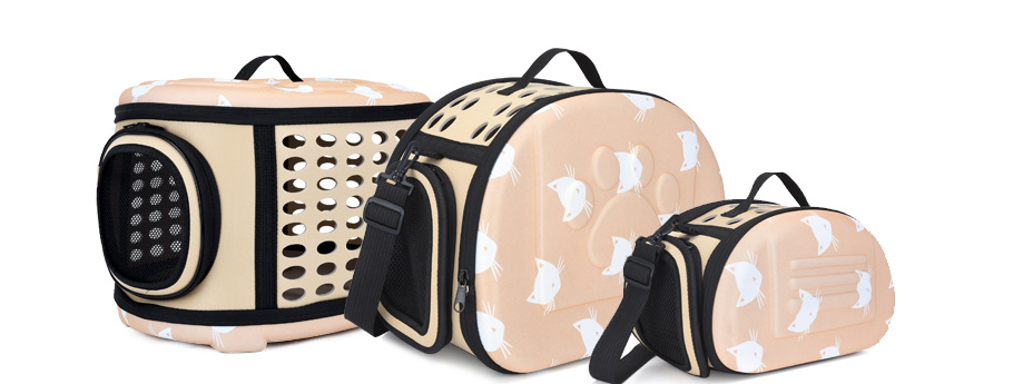 Cat pattern single shoulder pet bag for convenient pet carrying, stylish and comfortable, perfect for walks, travel, and — photo 1