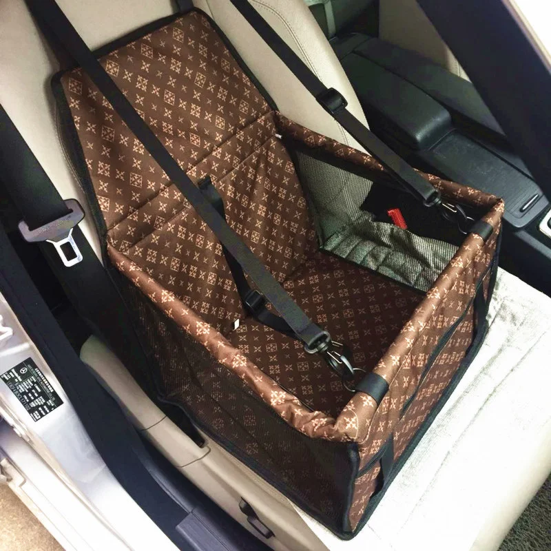Bolsa con hebilla para mascotas, asiento de coche para perros y gatos, protege contra la suciedad, cojín grueso para Corgi — foto 15