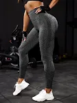 High Waist Leggings Nude Feel Hüftheben Sport Laufhose Schnelltrocknend Yoga Pants Elastisch Damen Fitnesshose — foto 1