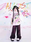 Graffiti Printing Street Hip-hop Creative Women's T-shirt — photo 1
