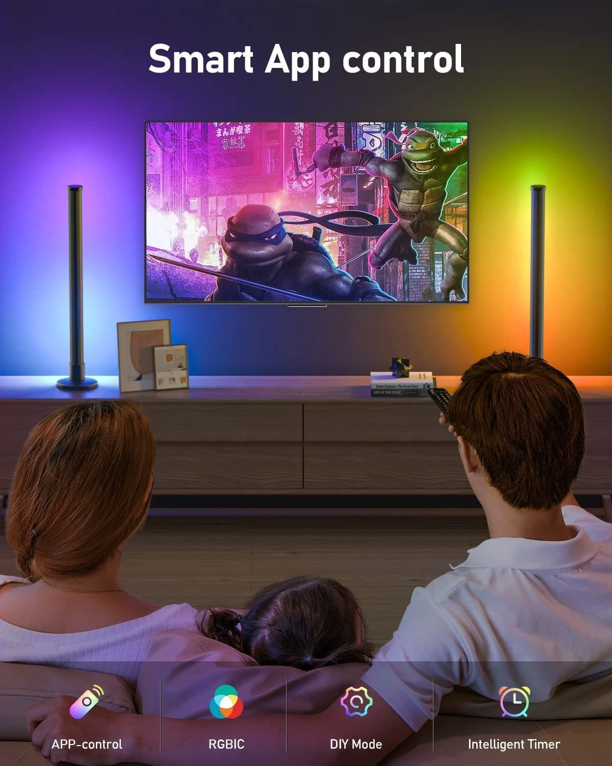 Title 3, Music Pickup Lamp LED Ceiling Lamp Graffiti Des...