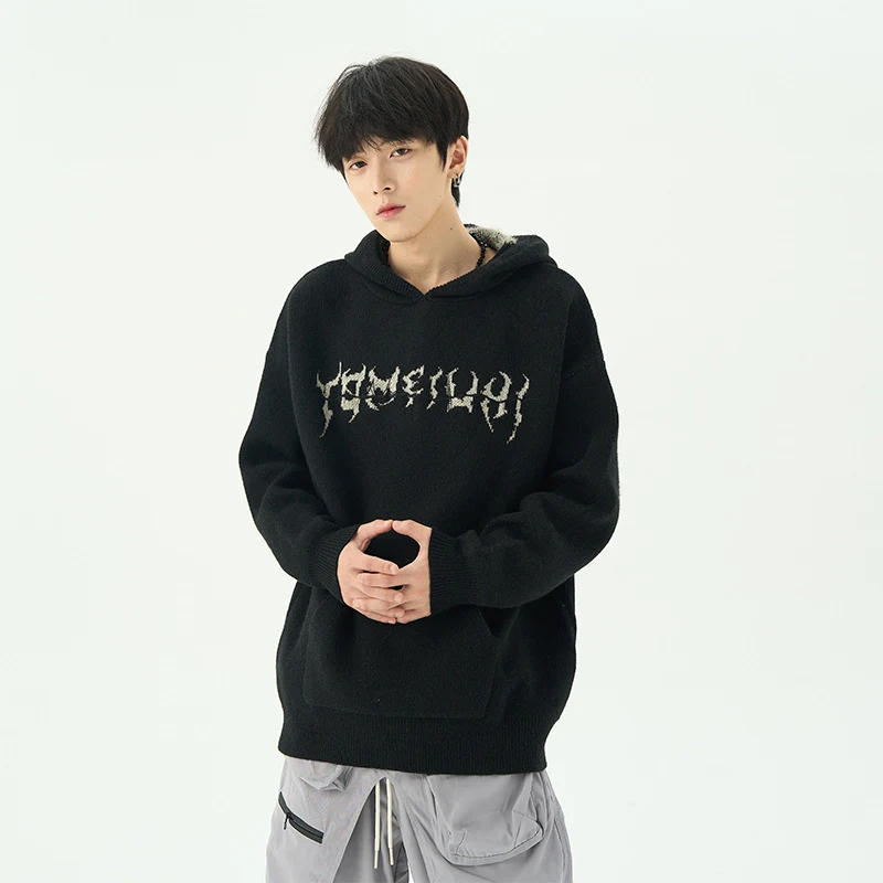 Moletom com capuz Vibe National de moda urbana masculina. Estilo "Ins Fashion" e alta costura. Perfeito para um visual moderno. — foto 1