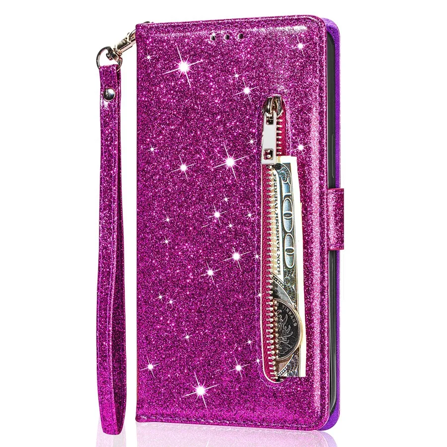 Title 14, Zipper Mobile Phone Leather Case with Flip Cove...