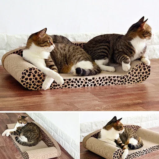 Title 3, Extra Large Corrugated Cardboard Cat Scratch Bo...