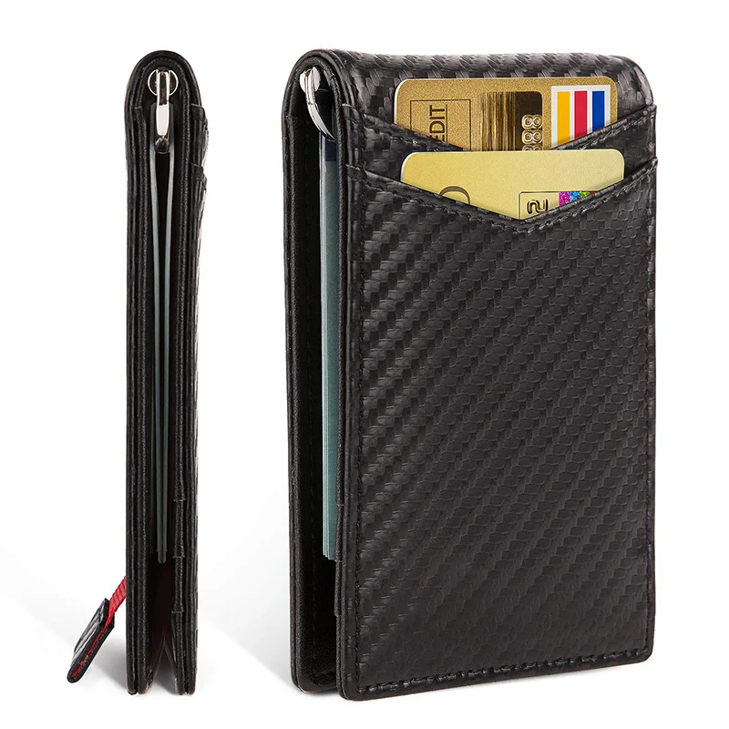 Men's Leather Card Holder RFID Anti-Theft Brushed. Secure your cards from theft and enjoy peace of mind. — photo 6